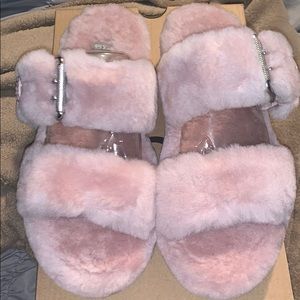 Ugg women fuzz yeah slide